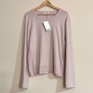 NWT Splendid sweater XL Off White Cream Crew neck